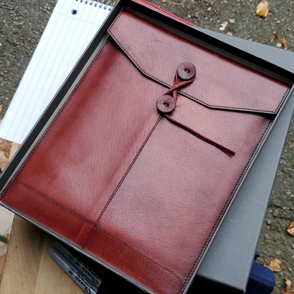 Restoration Hardware Leather ipad cover